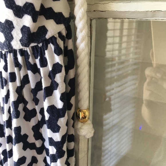 Molly M blue and white nautical dress - Picture 3 of 6